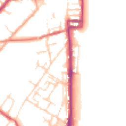 Daytime road noise heatmap for CT14 7AZ