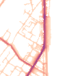 Daytime road noise heatmap for CT14 7EG