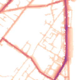 Daytime road noise heatmap for CT14 7EN