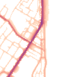 Daytime road noise heatmap for CT14 7HG