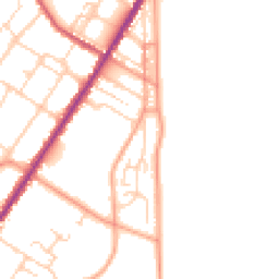 Daytime road noise heatmap for CT14 7JT
