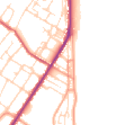 Daytime road noise heatmap for CT14 7LZ