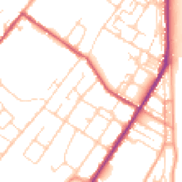 Daytime road noise heatmap for CT14 7SY