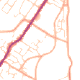 Daytime road noise heatmap for CT14 7UQ