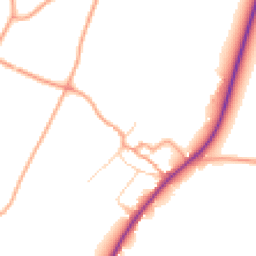 Daytime road noise heatmap for CT14 8HT