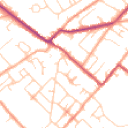 Daytime road noise heatmap for CT14 9BZ