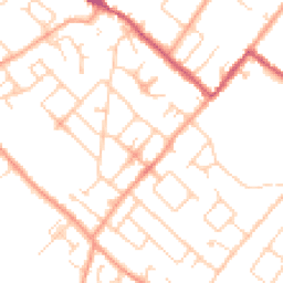 Daytime road noise heatmap for CT14 9HA