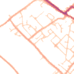 Daytime road noise heatmap for CT14 9JE