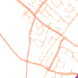 Daytime road noise heatmap for CT14 9JZ