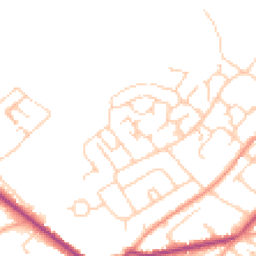 Daytime road noise heatmap for CT14 9QZ