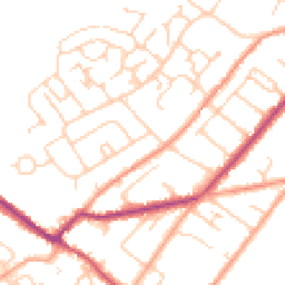 Daytime road noise heatmap for CT14 9RP