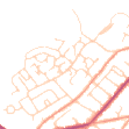 Daytime road noise heatmap for CT14 9WE