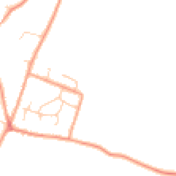 Daytime road noise heatmap for CT15 4BN