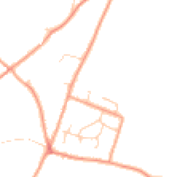 Daytime road noise heatmap for CT15 4GP