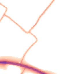 Daytime road noise heatmap for CT15 5AL