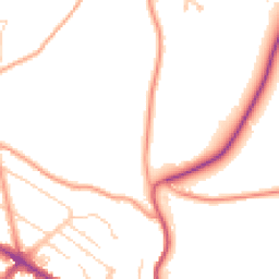 Daytime road noise heatmap for CT15 5FR