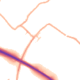 Daytime road noise heatmap for CT15 5NB