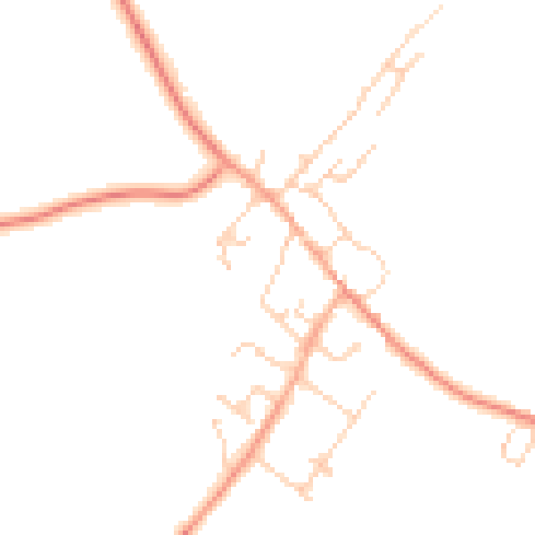 Daytime road noise heatmap for CT15 6AA