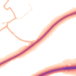 Daytime road noise heatmap for CT15 7AB