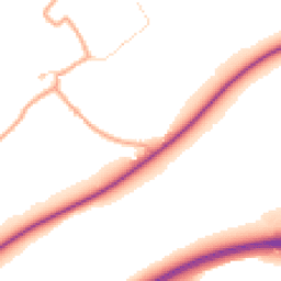 Daytime road noise heatmap for CT15 7AD