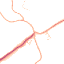 Daytime road noise heatmap for CT15 7DE
