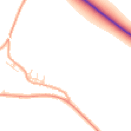 Daytime road noise heatmap for CT15 7JZ