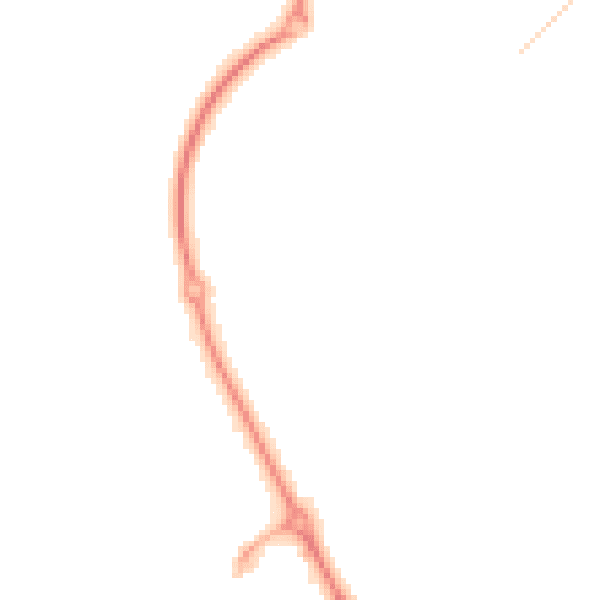 Night-time road noise heatmap for CT18 7BT