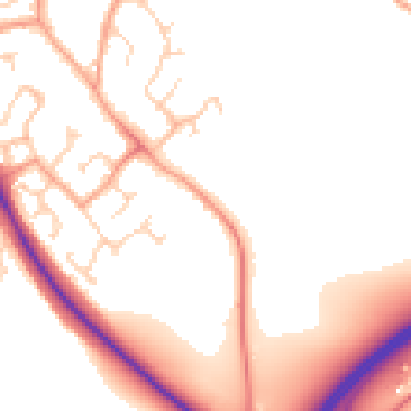 Daytime road noise heatmap for CT18 7BW