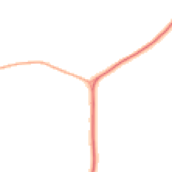 Daytime road noise heatmap for CT18 7ER