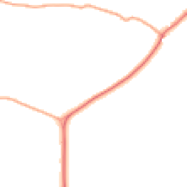 Daytime road noise heatmap for CT18 7ES