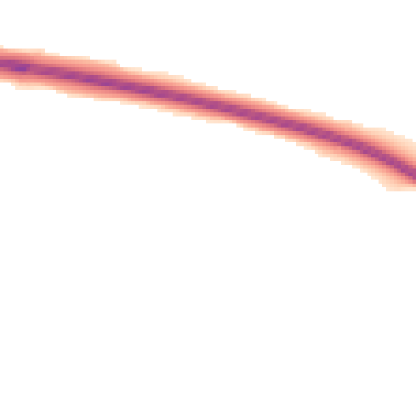 Night-time road noise heatmap for CT18 7JF