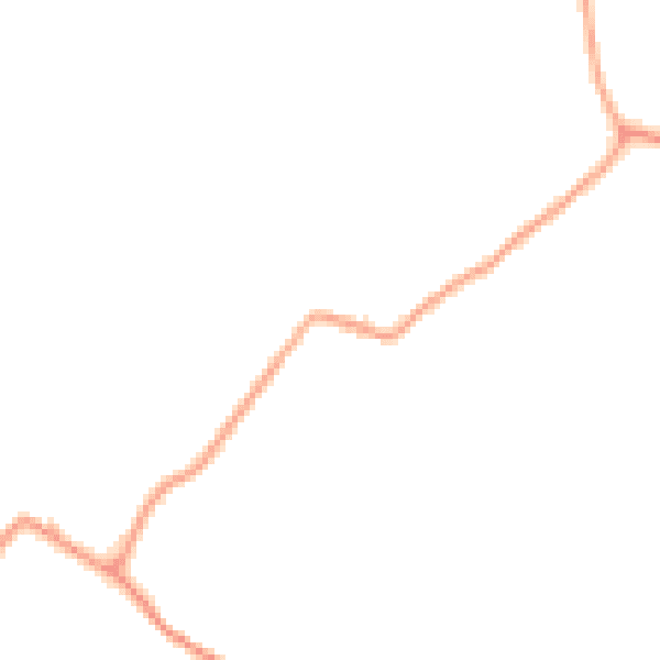 Daytime road noise heatmap for CT18 8LJ