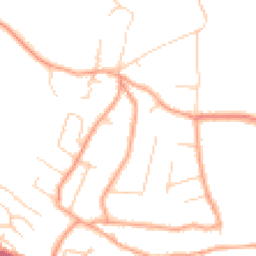 Daytime road noise heatmap for CT21 4AF