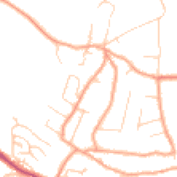 Daytime road noise heatmap for CT21 4BT