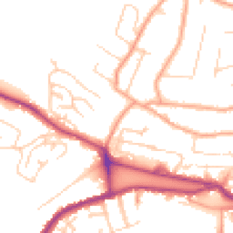 Daytime road noise heatmap for CT21 4BY