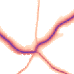 Daytime road noise heatmap for CT21 4HR