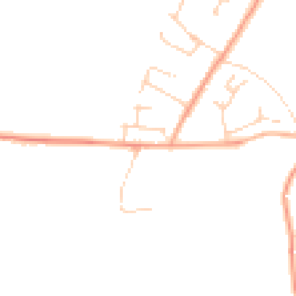 Daytime road noise heatmap for CT21 4LF