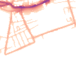 Daytime road noise heatmap for CT21 6AL