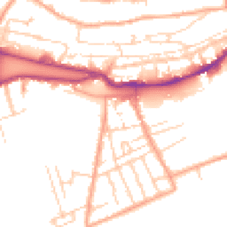 Daytime road noise heatmap for CT21 6EJ