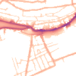 Daytime road noise heatmap for CT21 6FR