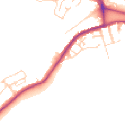 Daytime road noise heatmap for CT21 6LT
