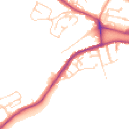 Daytime road noise heatmap for CT21 6LW