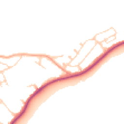 Daytime road noise heatmap for CT21 6PX