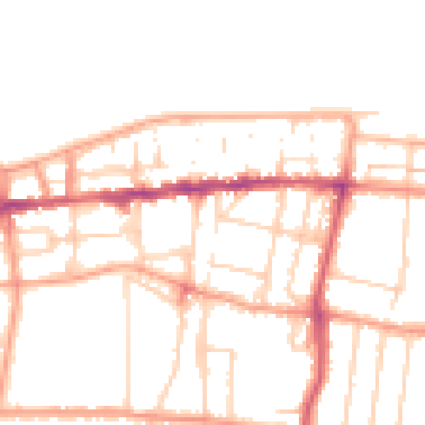 Daytime road noise heatmap for CT6 5AG