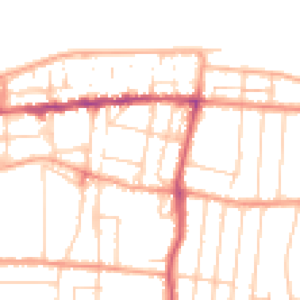 Daytime road noise heatmap for CT6 5AS