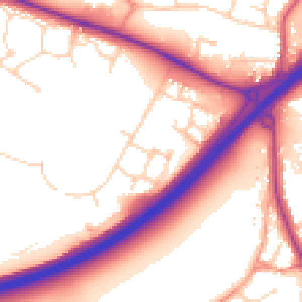 Daytime road noise heatmap for CT6 5FF