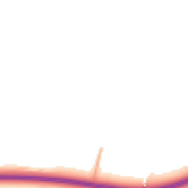 Night-time road noise heatmap for CT6 6XA