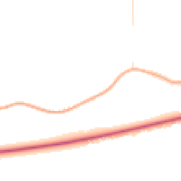 Night-time road noise heatmap for CT6 8BP