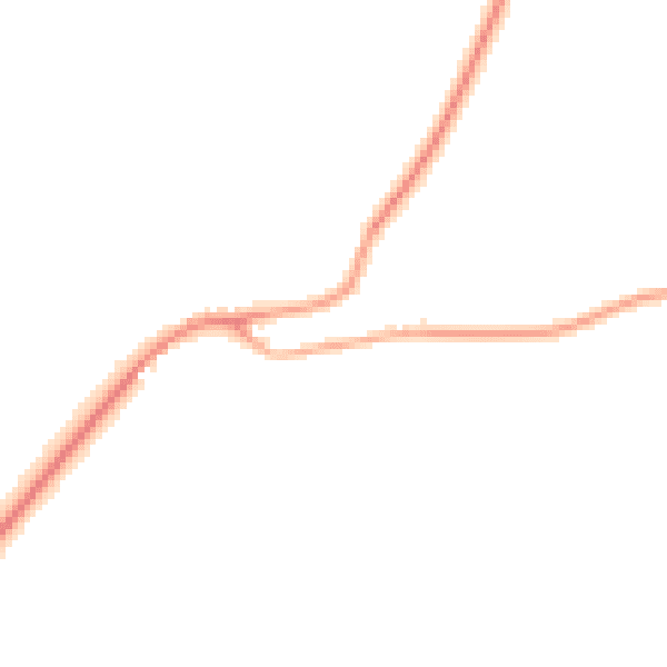 Night-time road noise heatmap for CT7 0LF
