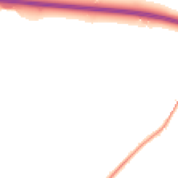 Night-time road noise heatmap for CT7 0NP